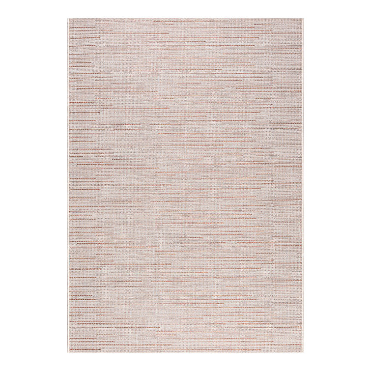 Latitude Run Breccan Orange Cream Area Rug Wayfair.co.uk